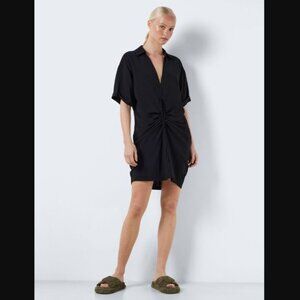 Noisy May Ellen‎ Short Ruched Dress Black M